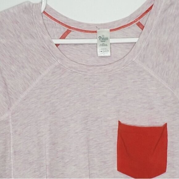 Ivivva Girls Tee Shirt Short Sleeve Size 14 Chest Pocket - Picture 4 of 13